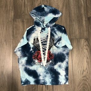Short Sleeve Hoodie T-Shirt